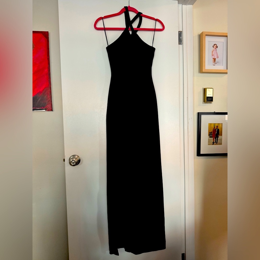 Likely Black cross top Maxi Dress